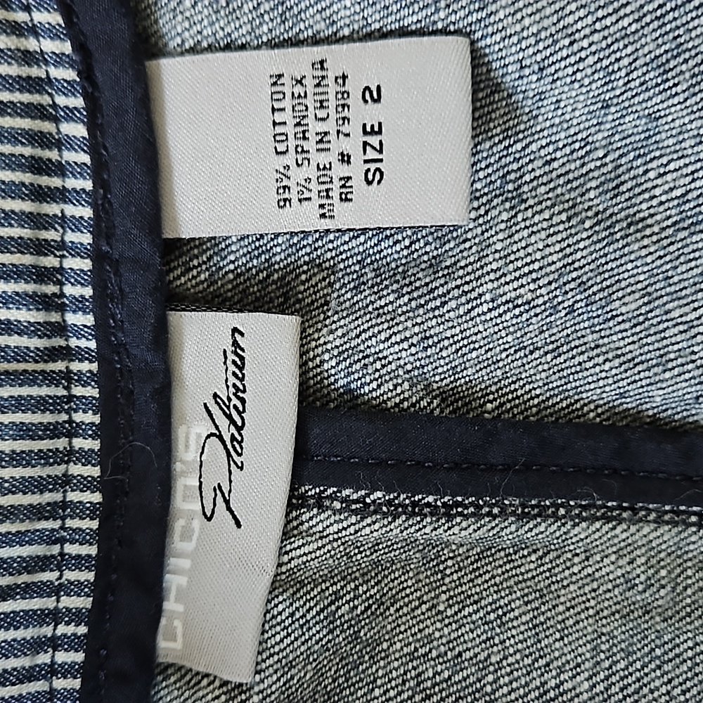 Chico's Denim Vest - Picture 6 of 7